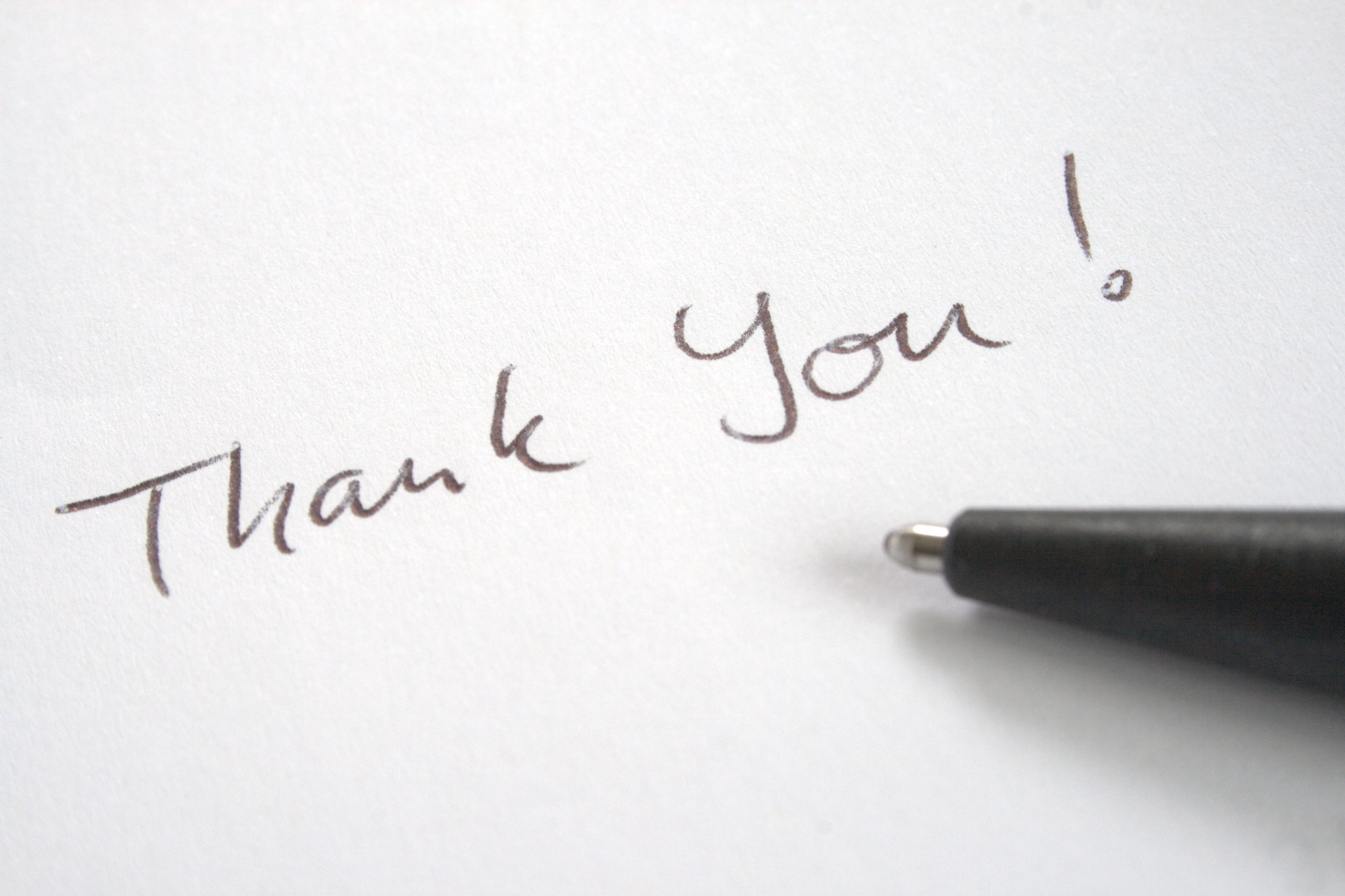 Thank you note