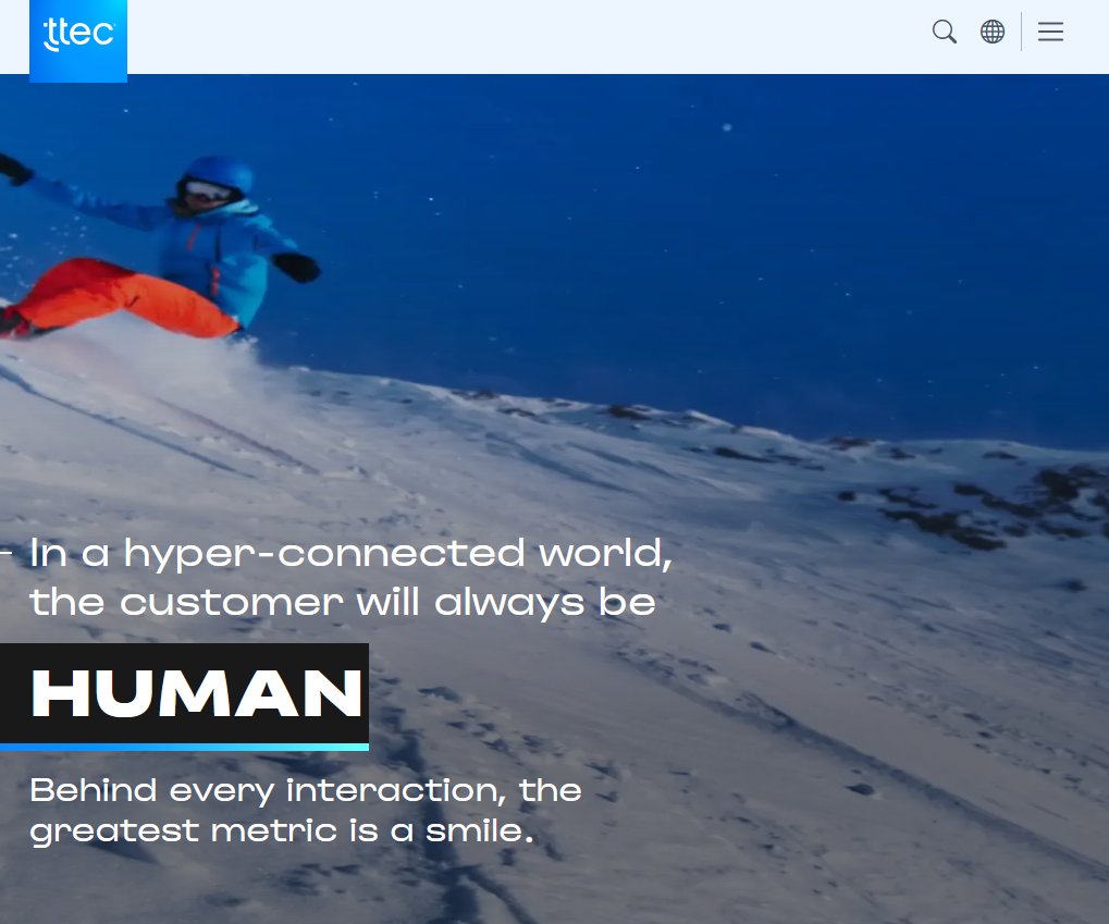 TTEC global CX solutions company