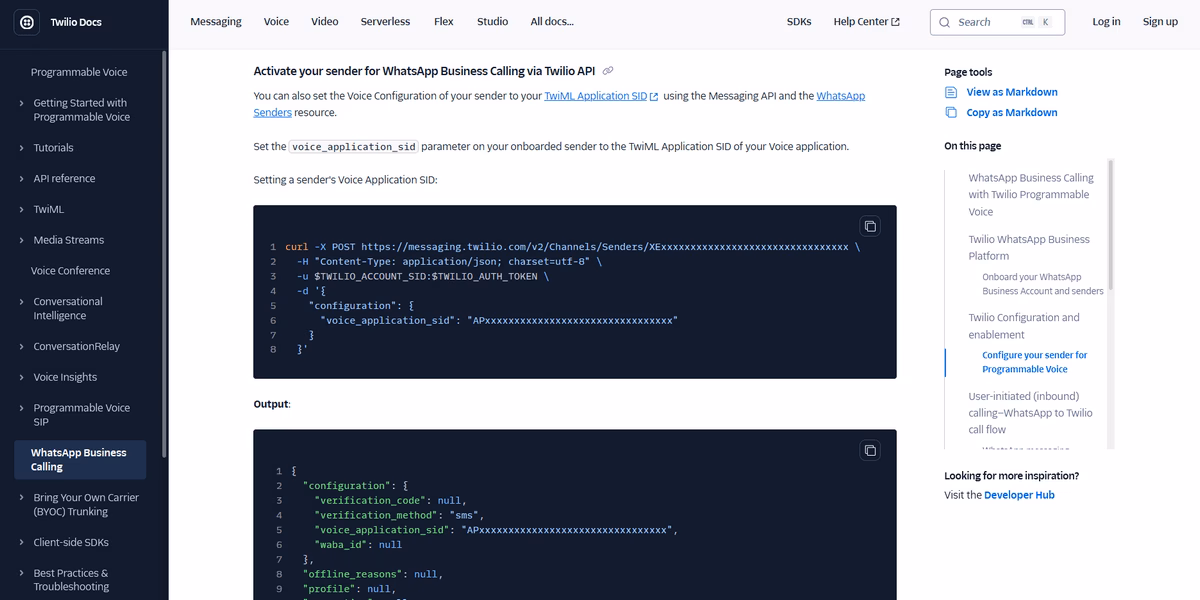 Twilio api docs example