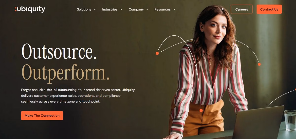 Ubiquity new york based customer service partner