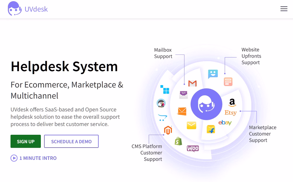 Uvdesk open source helpdesk