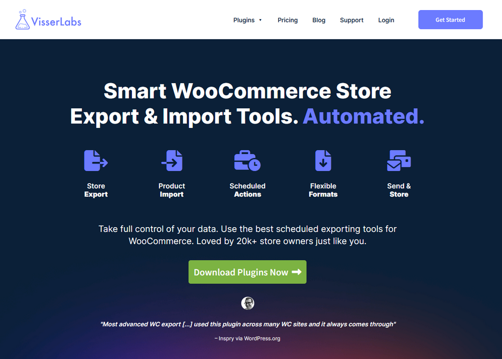 Visser Labs WooCommerce migration plugin