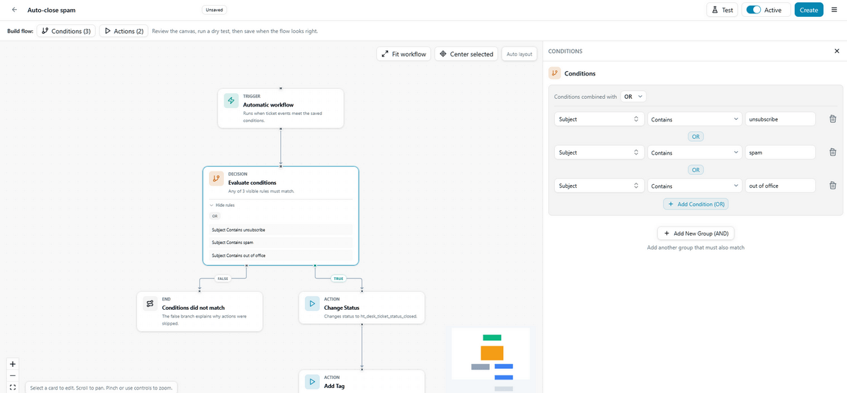 Visual Workflow Builder