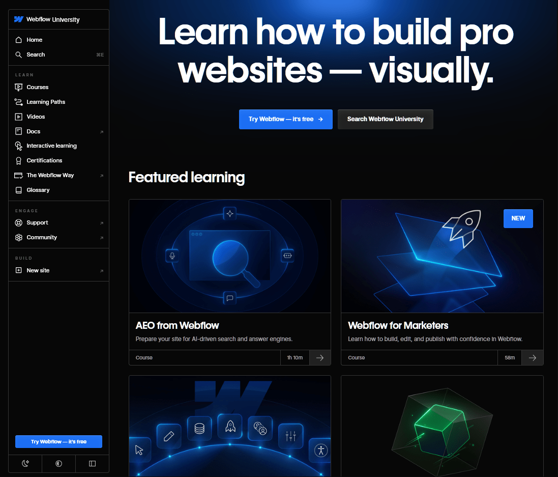 Webflow University