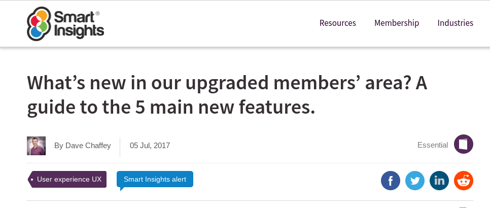 What’s new in our upgraded members’