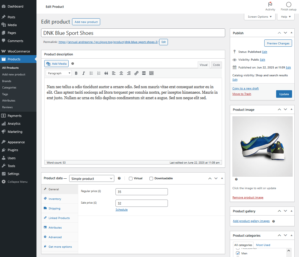 WooCommerce Product Management