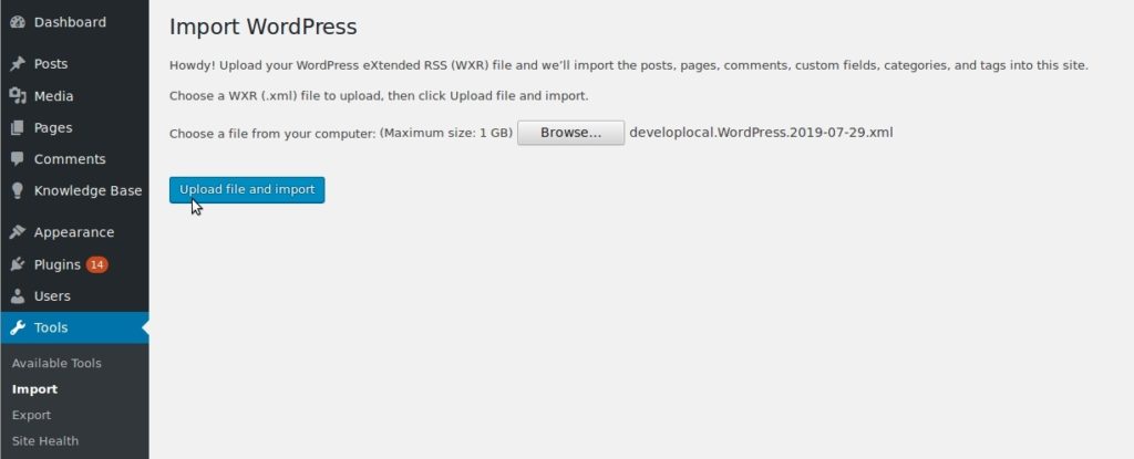 Exporting and Importing Content - HeroThemes