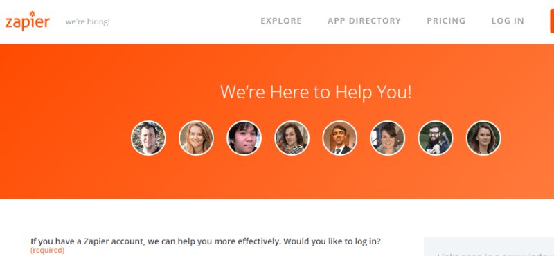 Zapier support