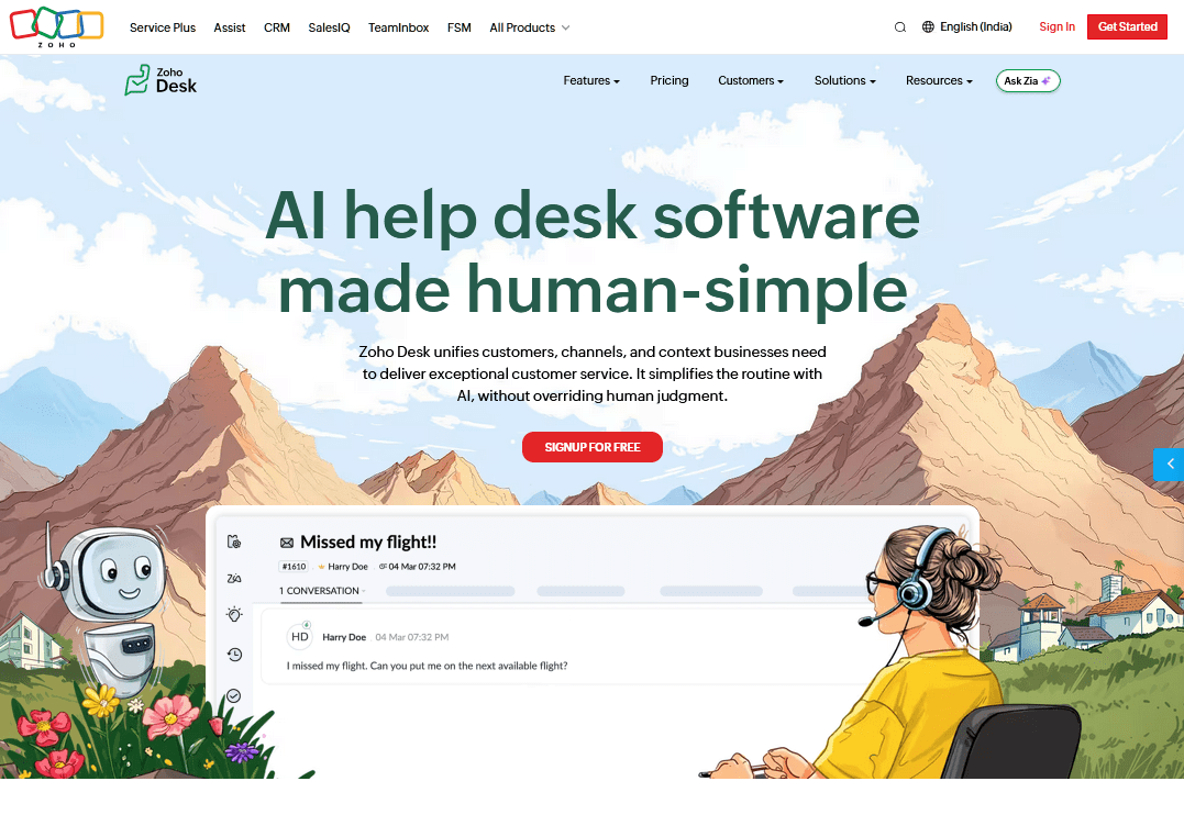 Zoho Desk