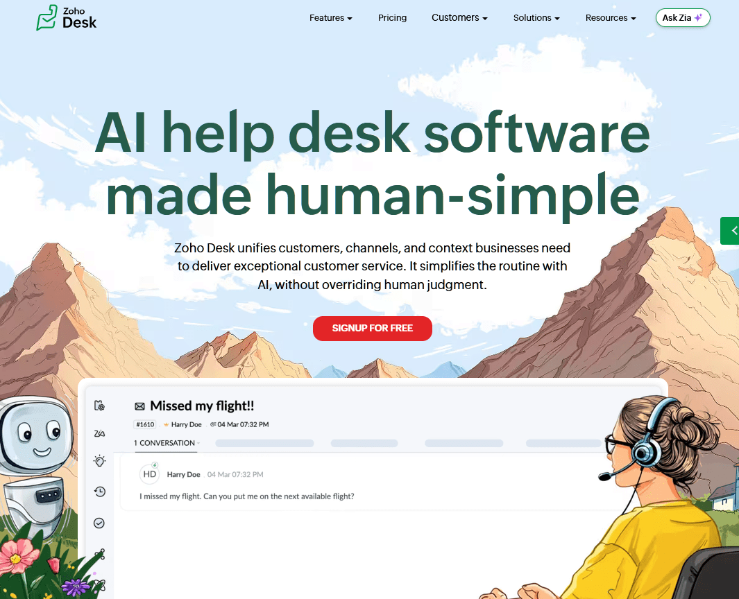 Zoho Desk