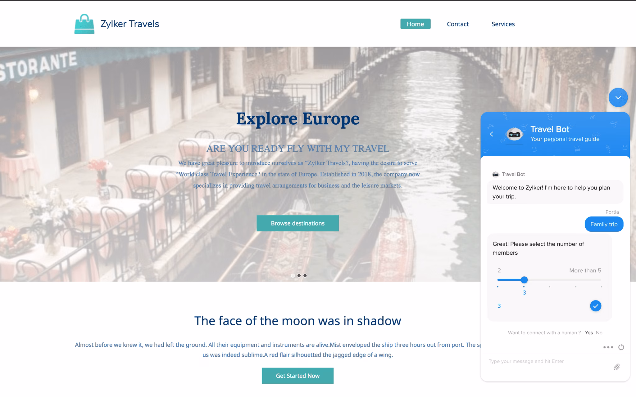Zoho SalesIQ chat en direct sur site web WordPress